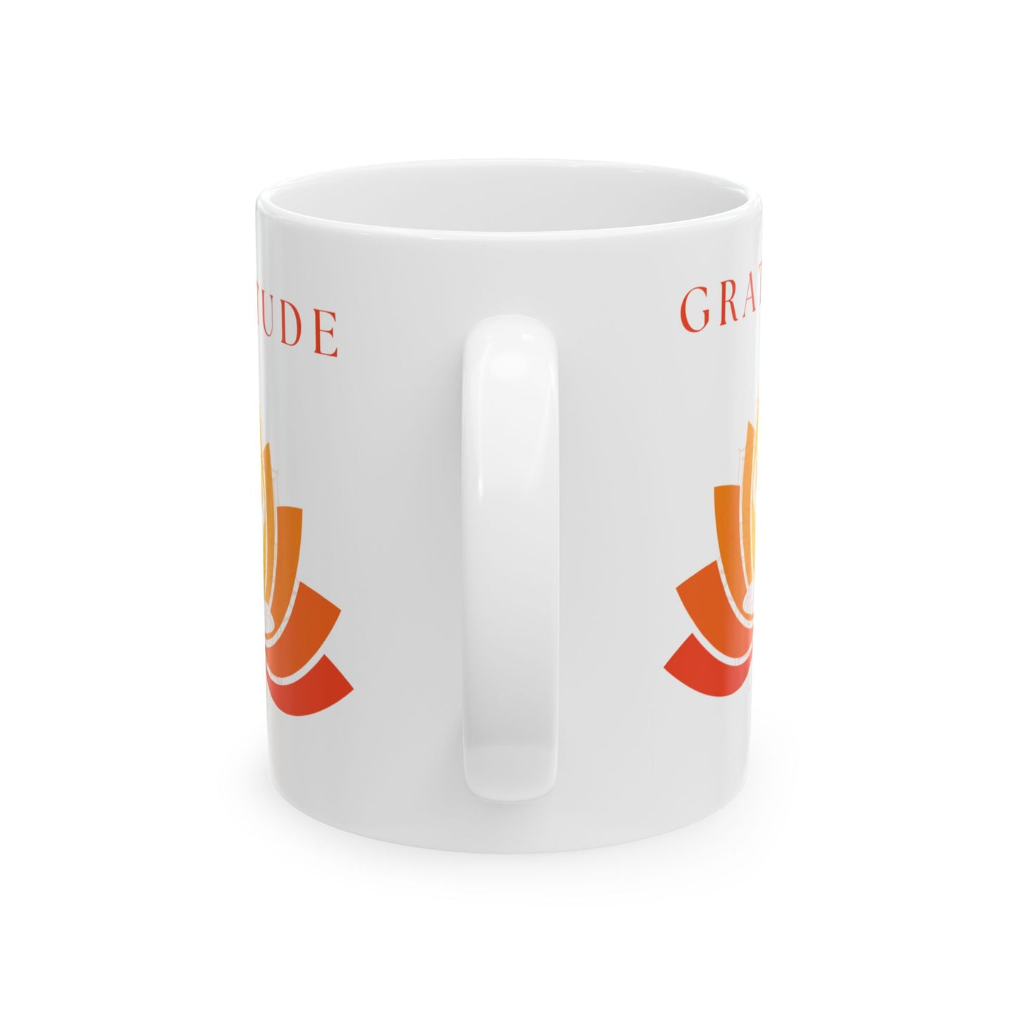Gratitude Ceramic Mug - Inspirational Coffee Cup