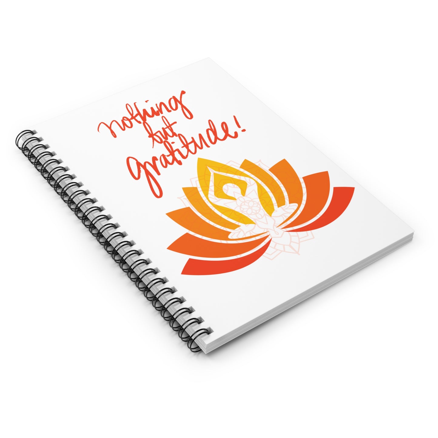 Gratitude Floral Spiral Notebook – Perfect for Daily Reflections and Mindfulness