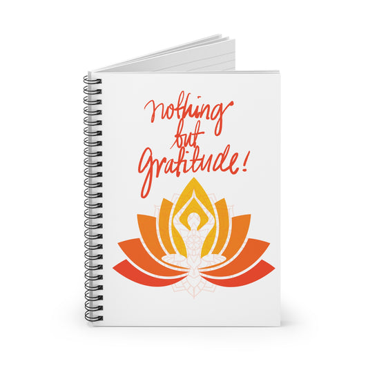 Gratitude Floral Spiral Notebook – Perfect for Daily Reflections and Mindfulness