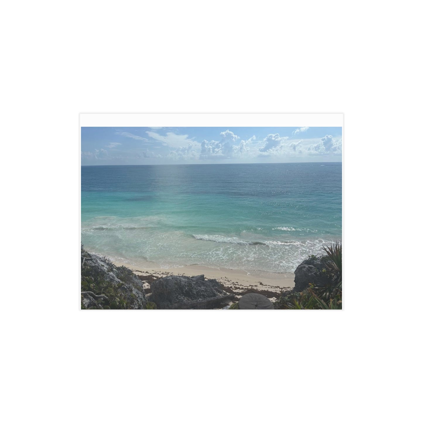 Tulum Beachfront Unframed Print