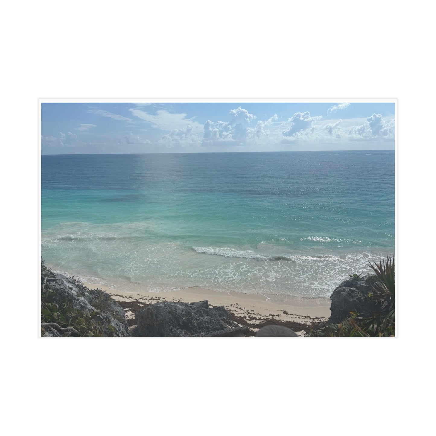 Tulum Beachfront Unframed Print