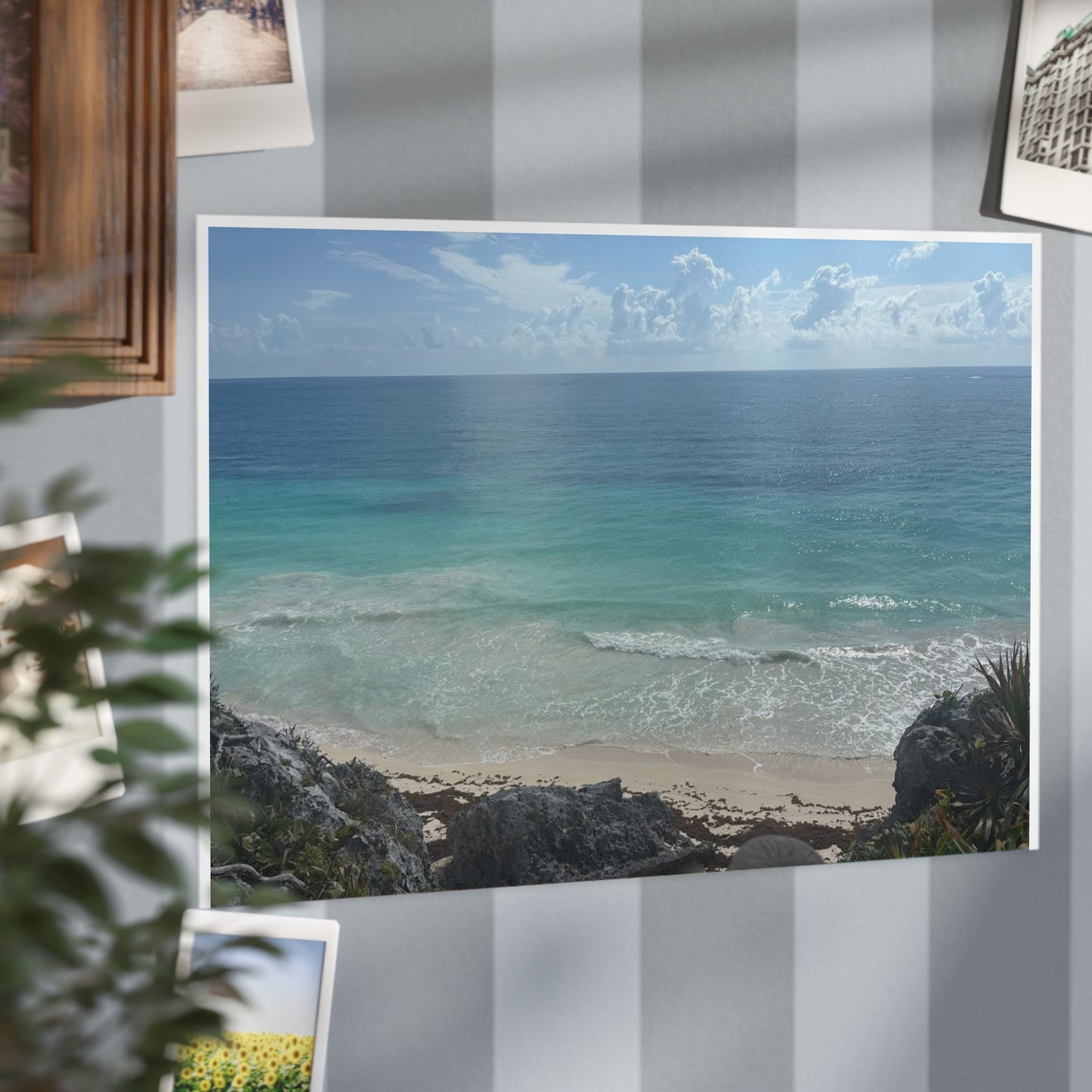 Tulum Beachfront Unframed Print