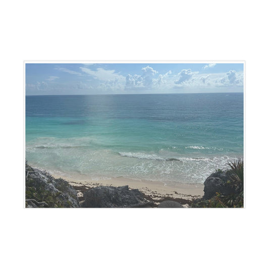 Tulum Beachfront Unframed Print